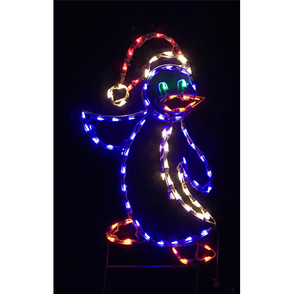 Lori's Lighted D'Lites Penguin Christmas Holiday Lighted Display & Reviews Wayfair